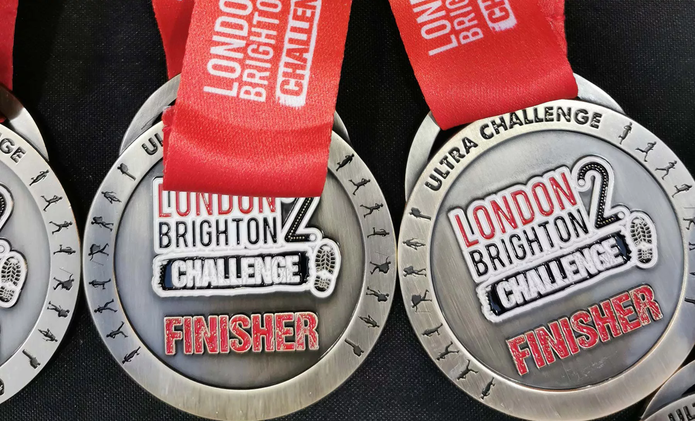 London to brighton finisher medals