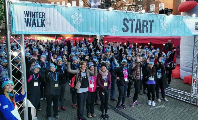 London Winter Walk fundraisers 2